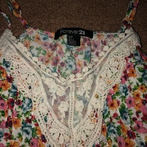 Floral tank top